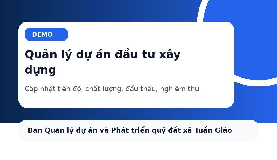 Danh mục dự án đầu tư xây dựng dự kiến triển khai năm 2026
